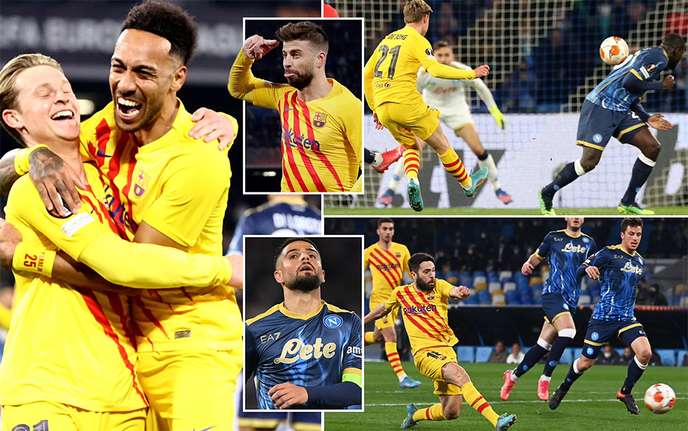 Thắng đậm Napoli, Barca giành vé vào vòng 1/8 Europa League